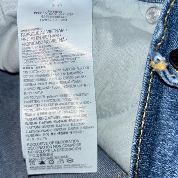 Levi's 511 Boy’s Slim Fit Eco Performance - Picture 5 of 8